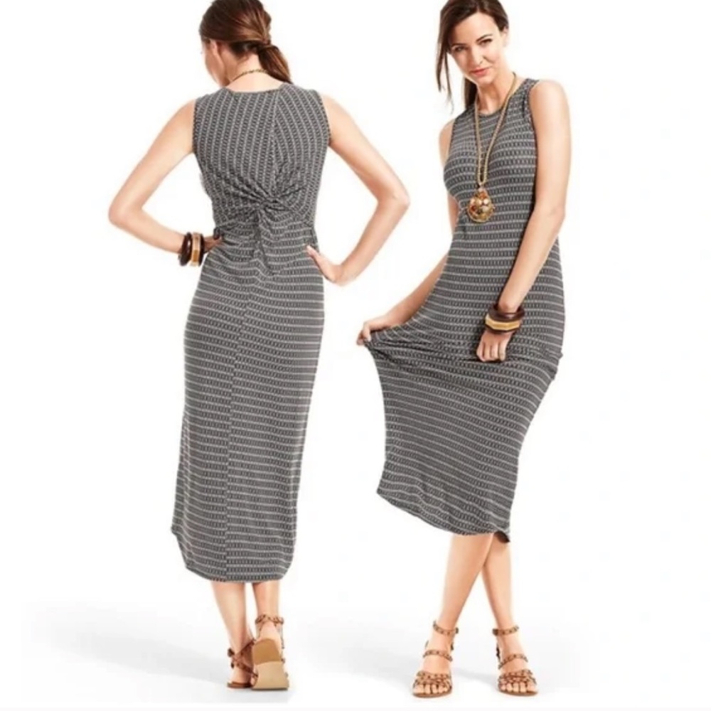 CAbi Maxi Dress Twist Back Maxi Dress Style# 313 Size XS